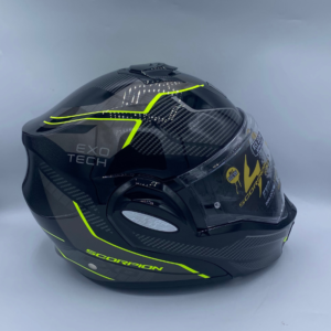Scorpion EXO-Tech Evo ANIMO Nero-Giallo - Lucca Motosport Srl (1)